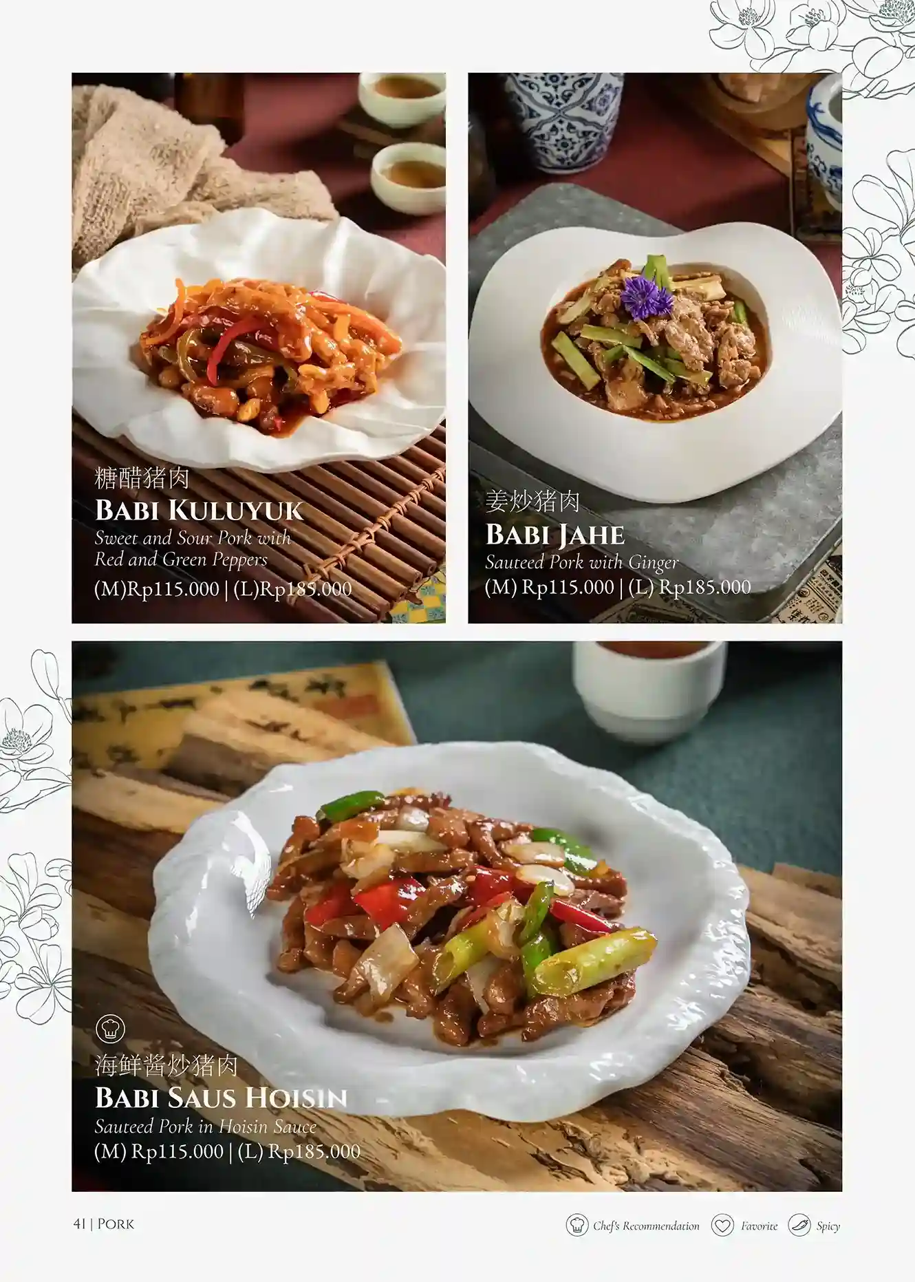 Menu Jinmu
