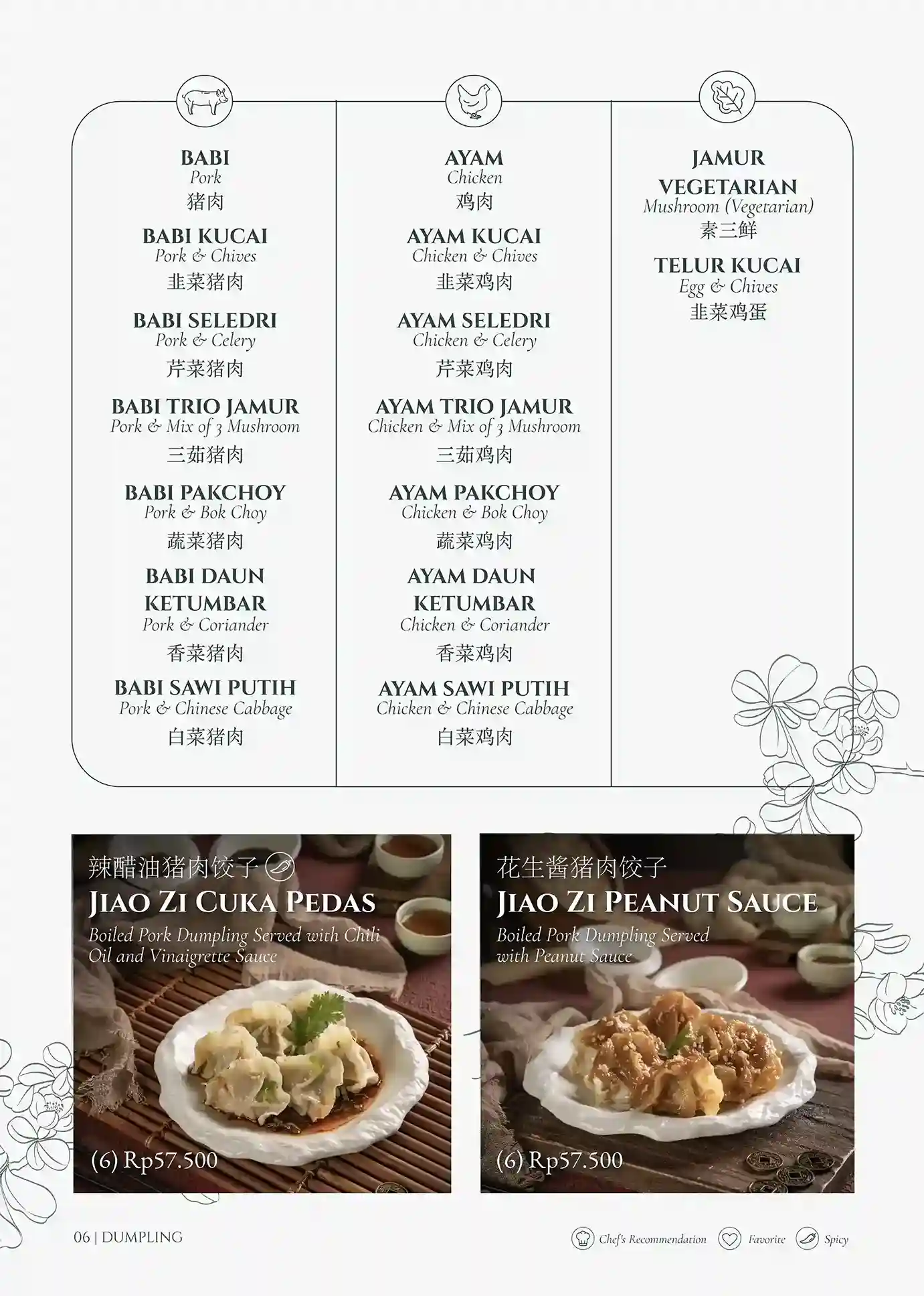 Dumpling Menu 4